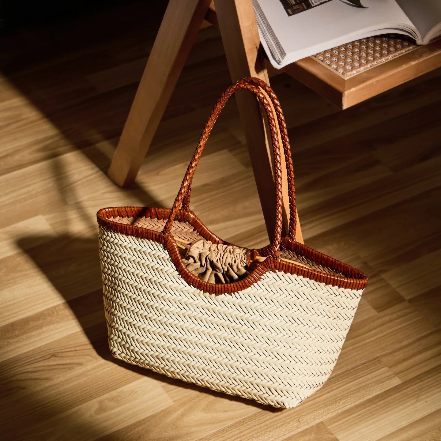 Woven Handbag Genuine Leathe Retro - WIVAStore